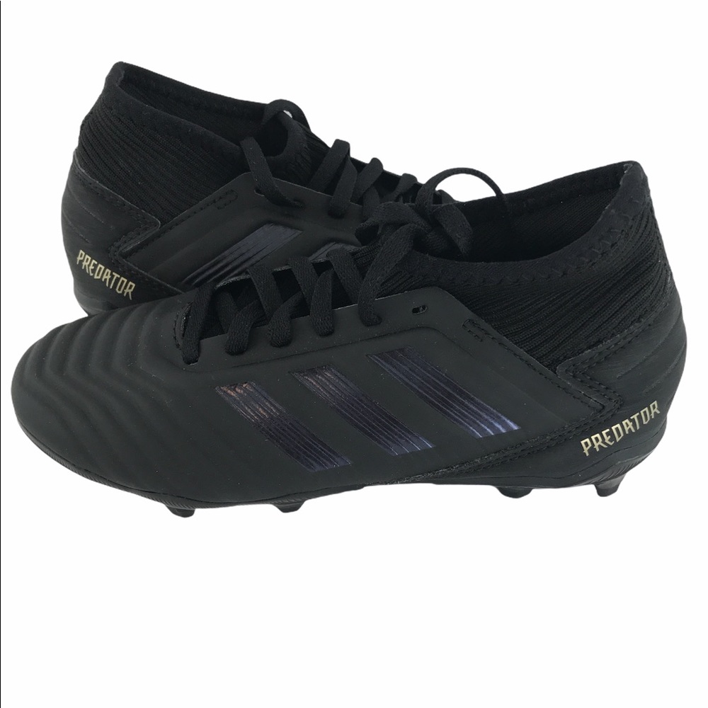Adidas Youth Predator Soccer Cleats size 3 Black